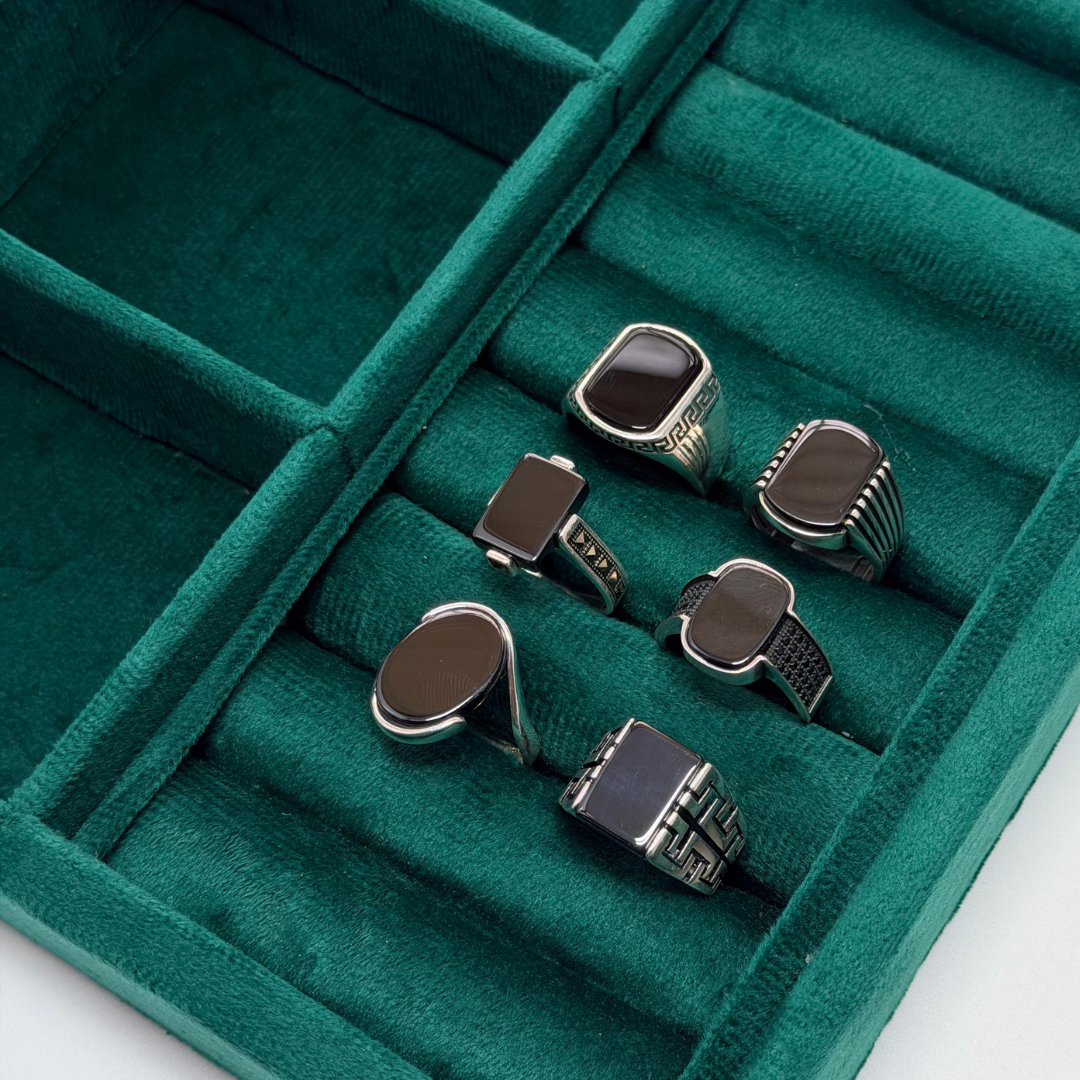 Midnight Rectangle Ring