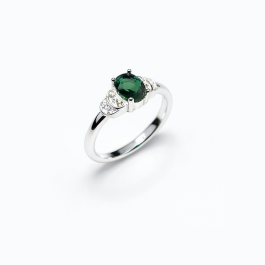 Oval Cut Solitaire Ring