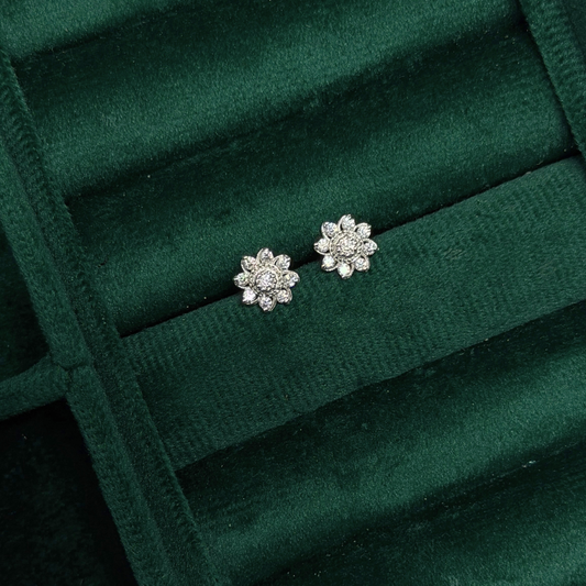 Classic Silver Eartops