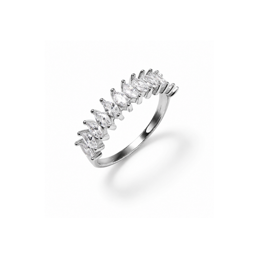 Half Eternity 925 Silver Ring