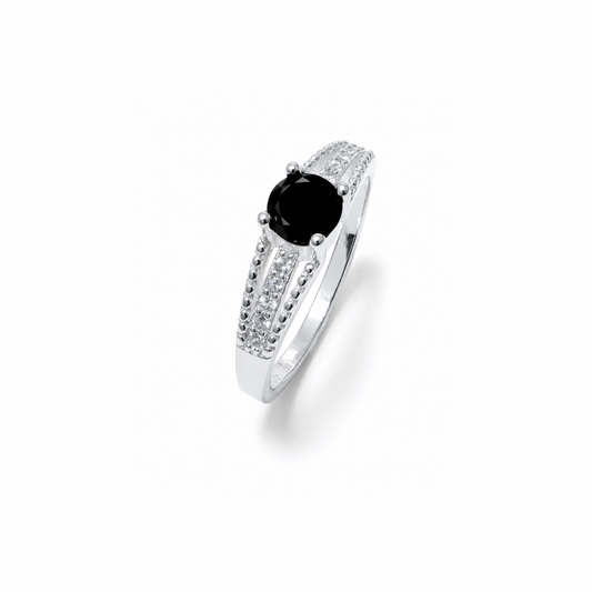 Split Shank Silver Ring