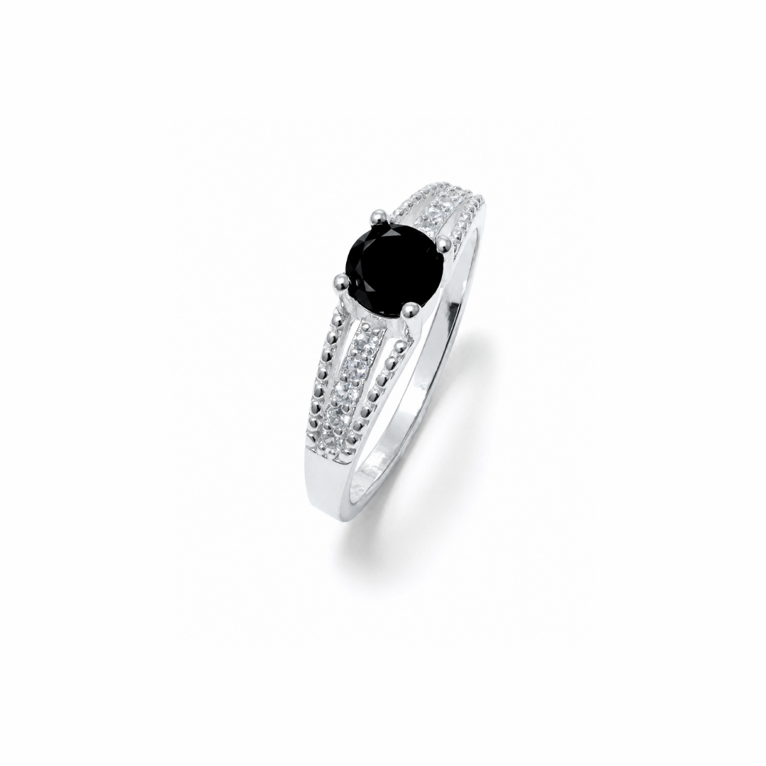 Split Shank Silver Ring