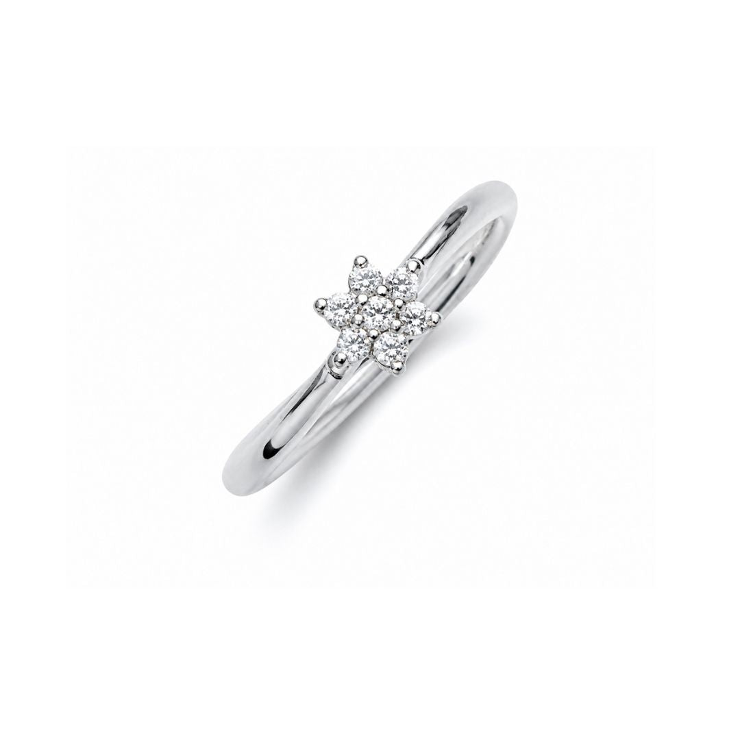 Flower Promise Silver Ring