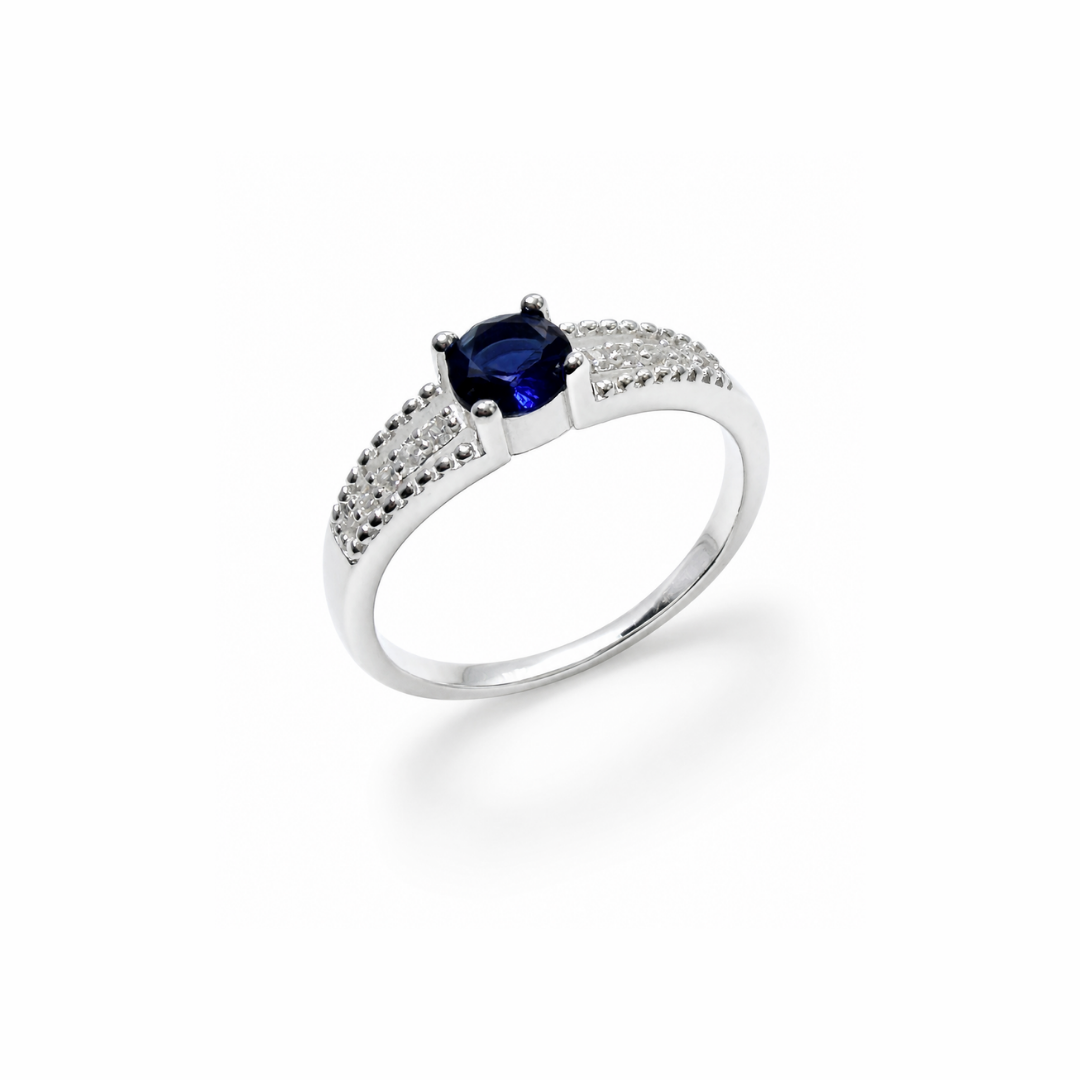 Split Shank Silver Ring