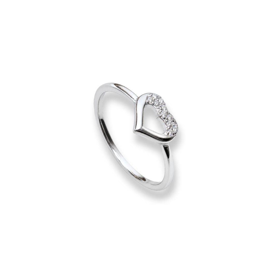 Heart Promise Silver Ring