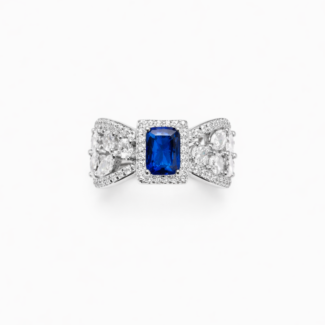 Signature Ribbon Silver Ring