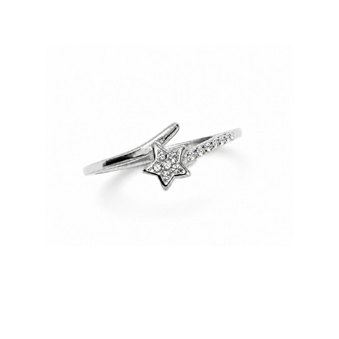 Starry Silver Stacking Ring