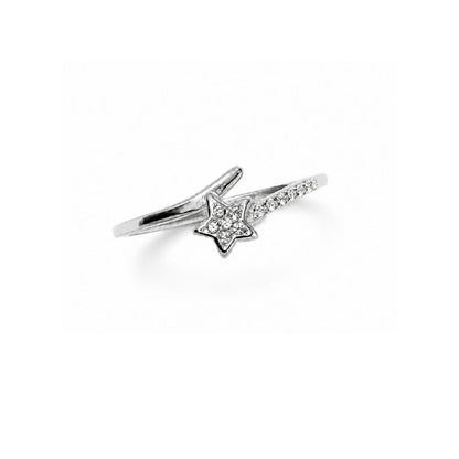 Starry Silver Stacking Ring