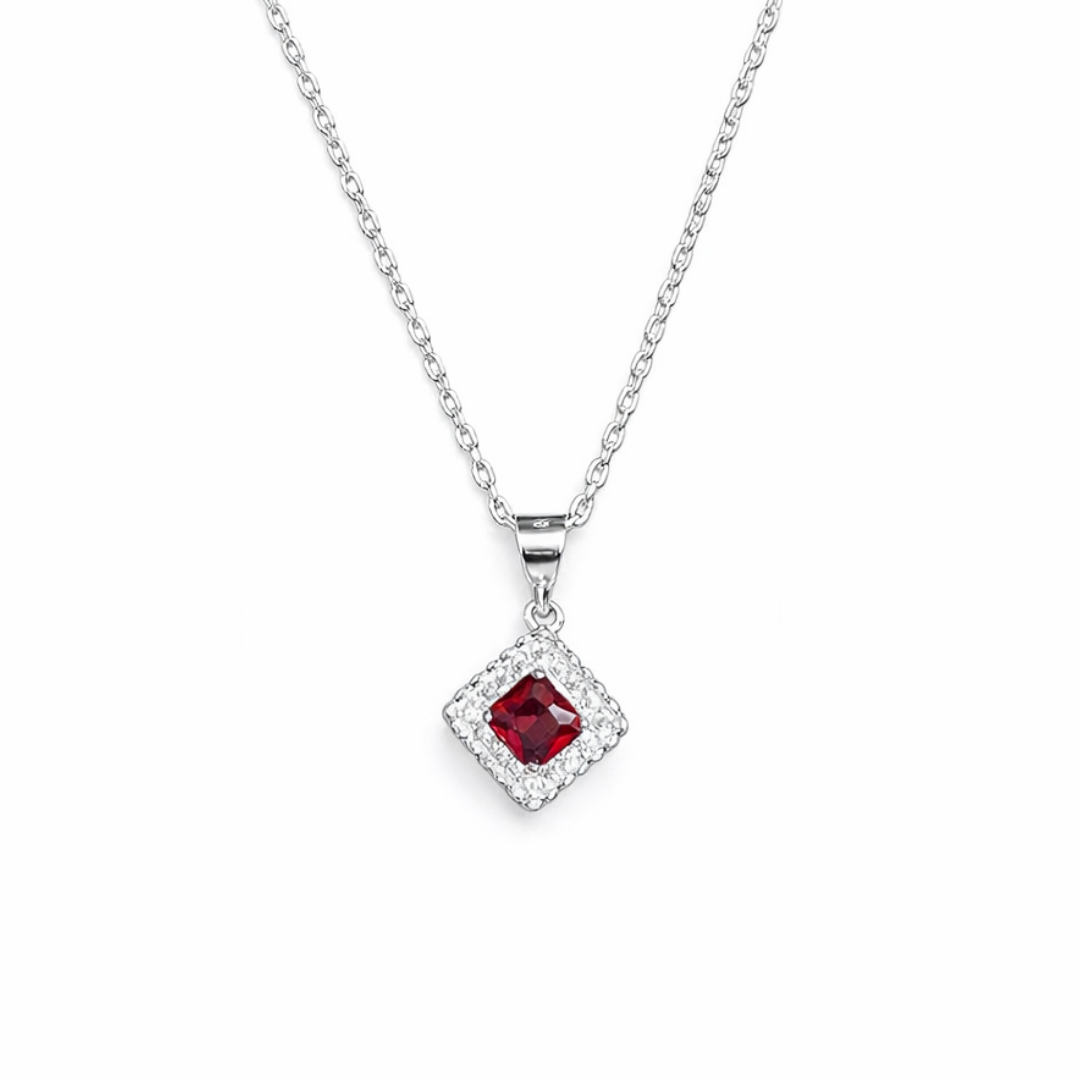 Curly Edge Silver Pendant Set