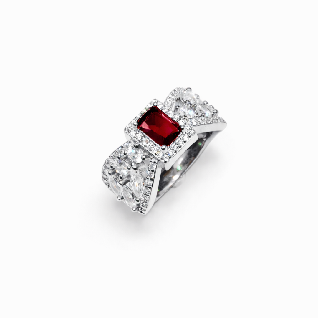Signature Ribbon Silver Ring
