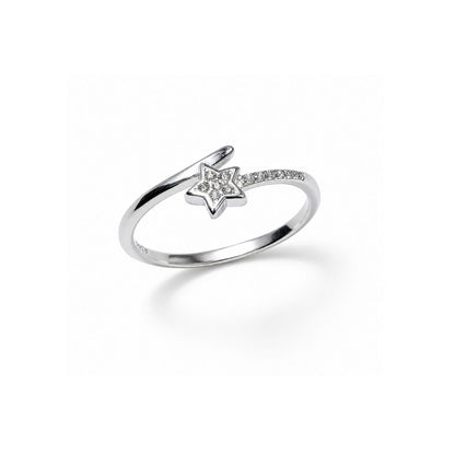 Starry Silver Stacking Ring