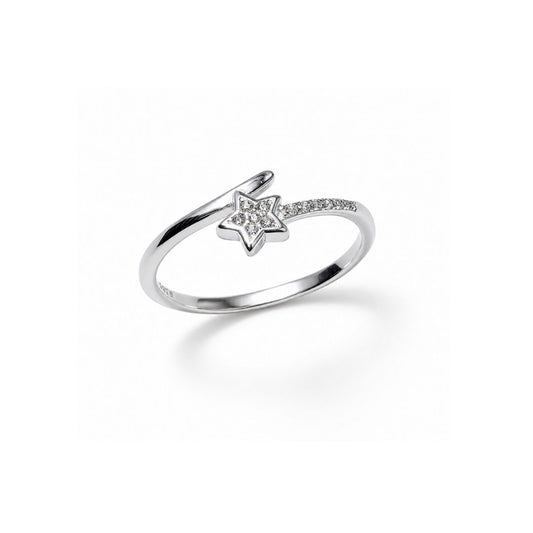 Starry Silver Stacking Ring
