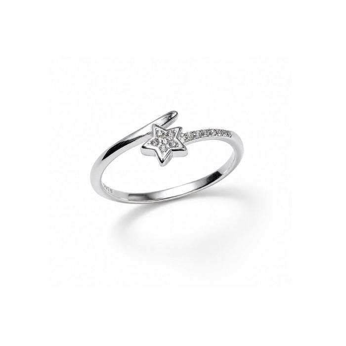 Starry Silver Stacking Ring