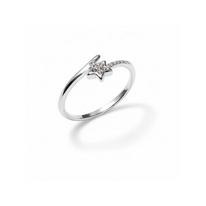 Starry Silver Stacking Ring