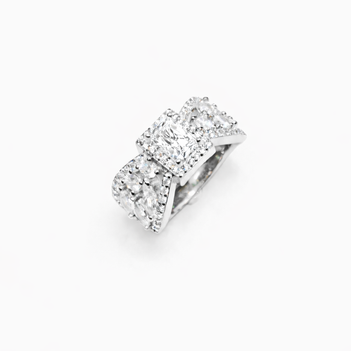 Signature Ribbon Silver Ring
