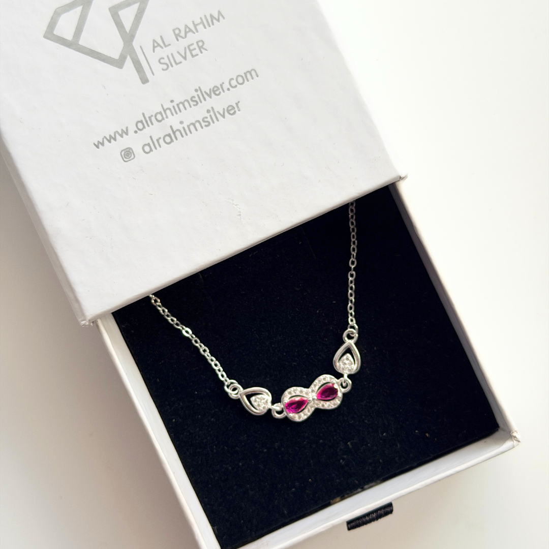 Infinity Charm Silver Bracelet