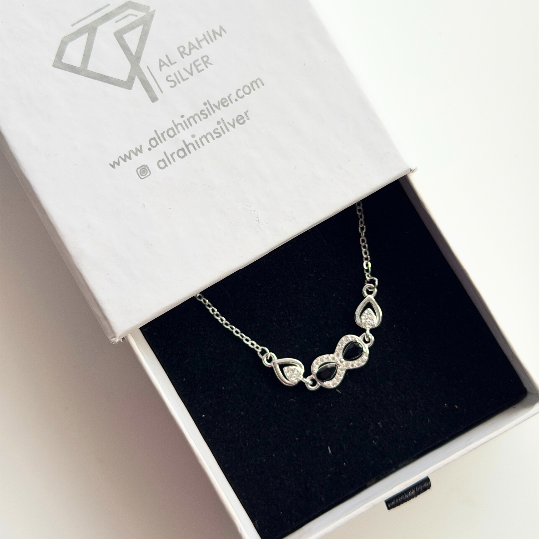 Infinity Charm Silver Bracelet