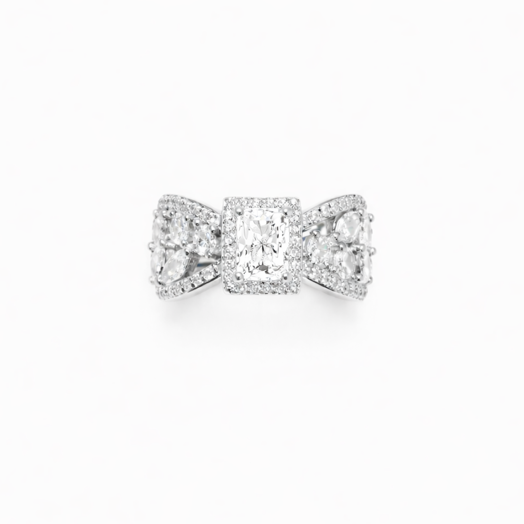Signature Ribbon Silver Ring