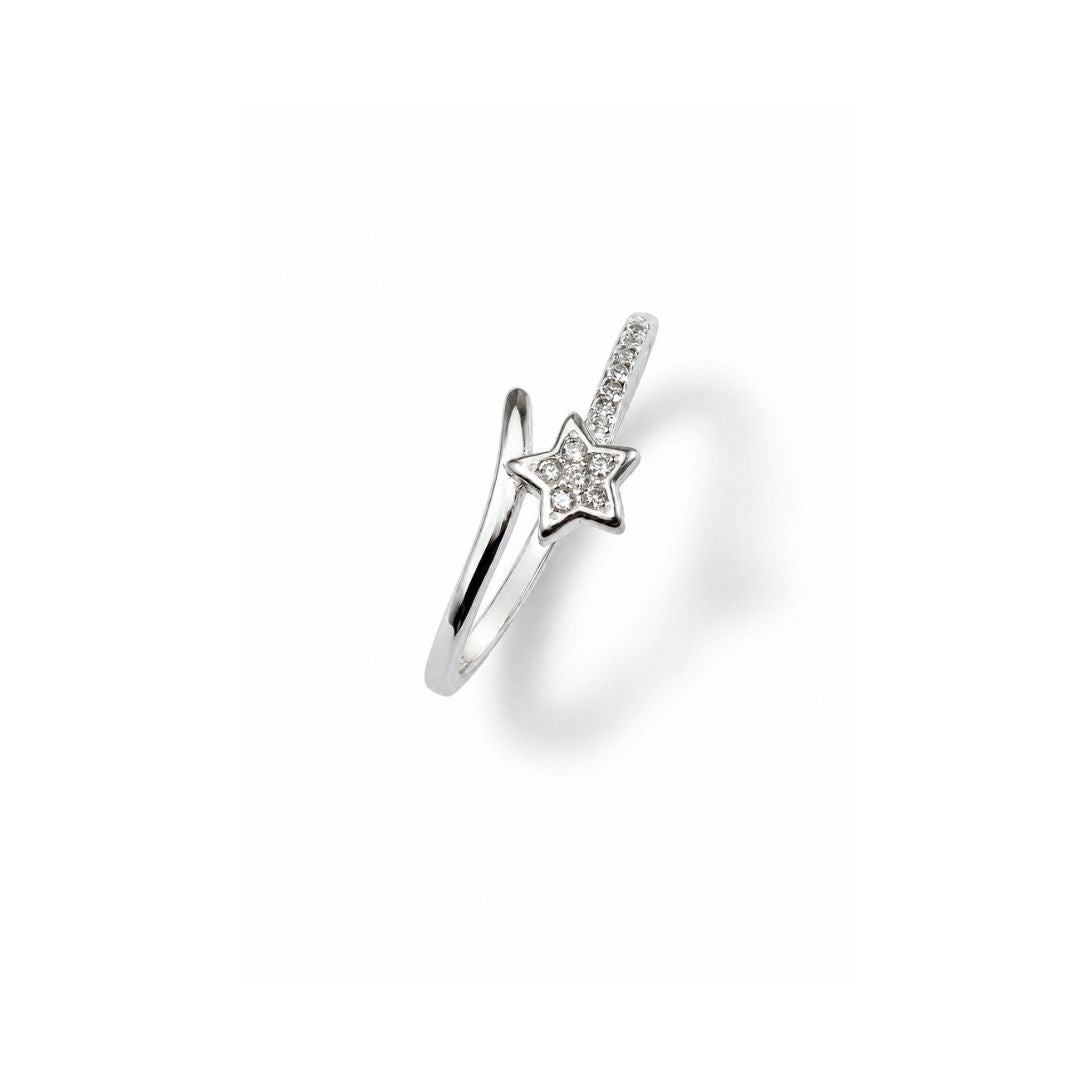 Starry Silver Stacking Ring