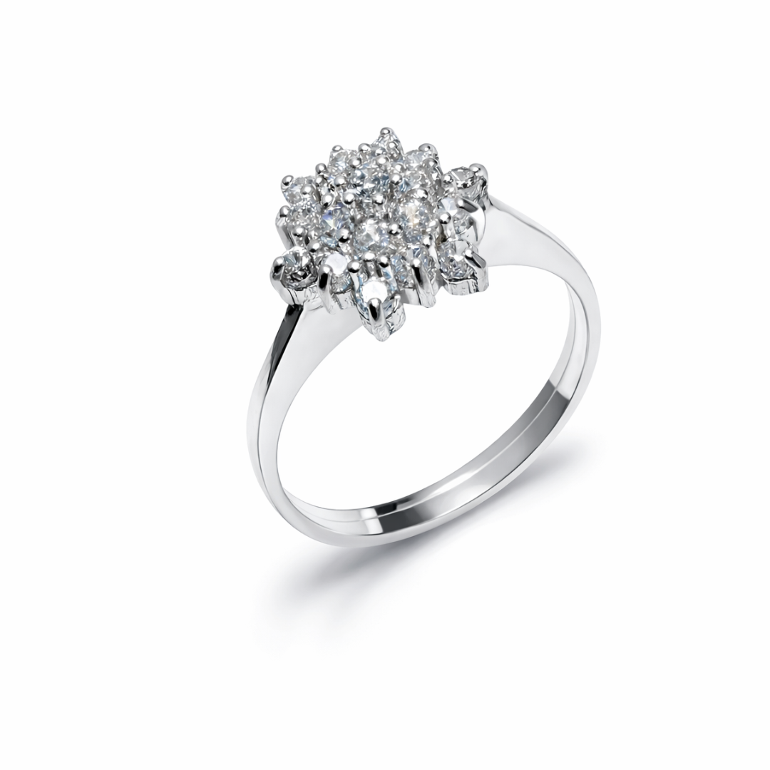 Sunflower Cluster Ring