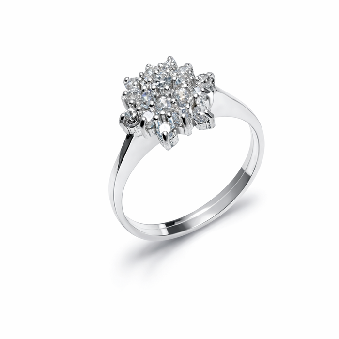Sunflower Cluster Ring