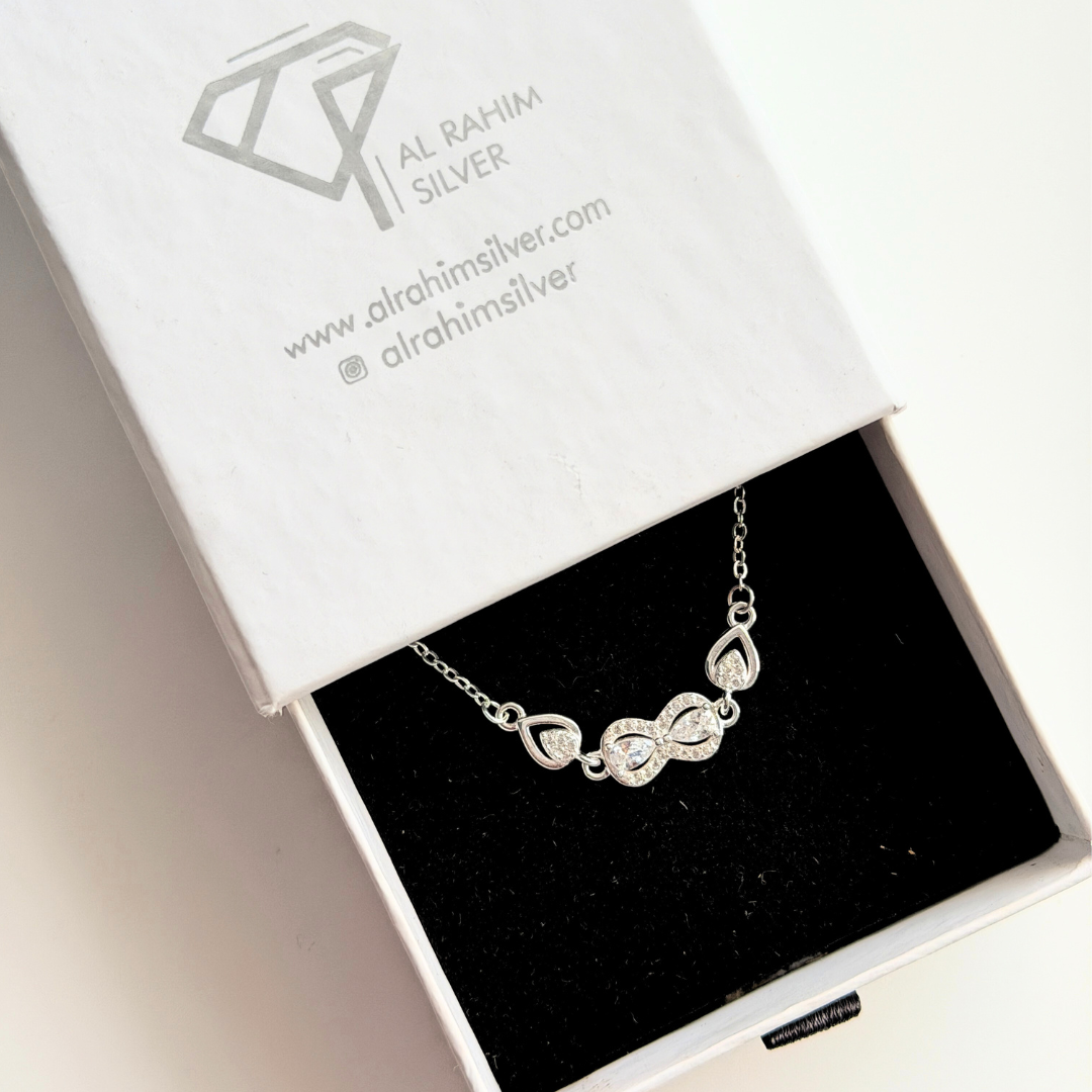 Infinity Charm Silver Bracelet