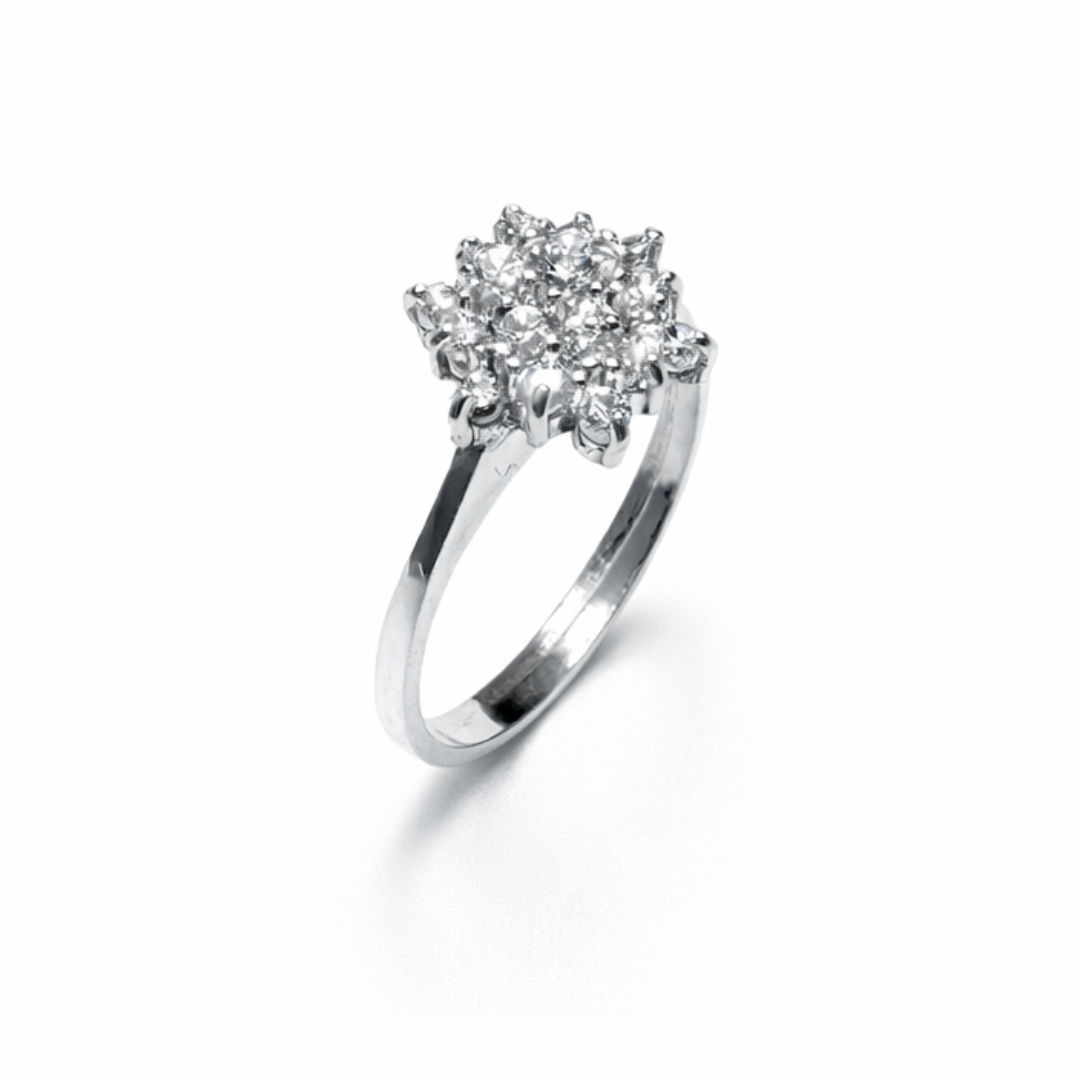 Sunflower Cluster Ring