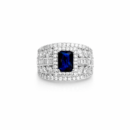 Signature Band Silver Ring