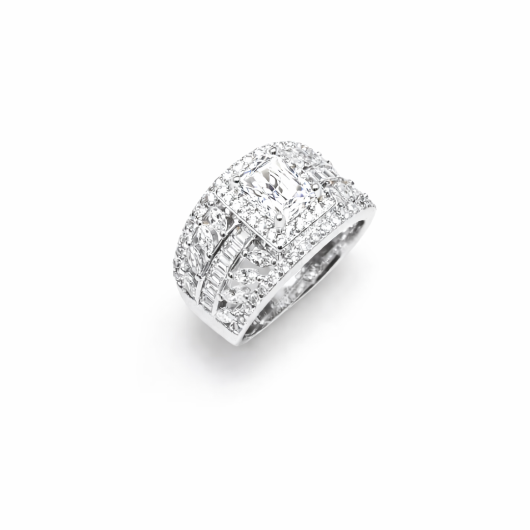 Signature Band Silver Ring