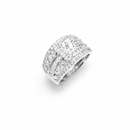 Signature Band Silver Ring