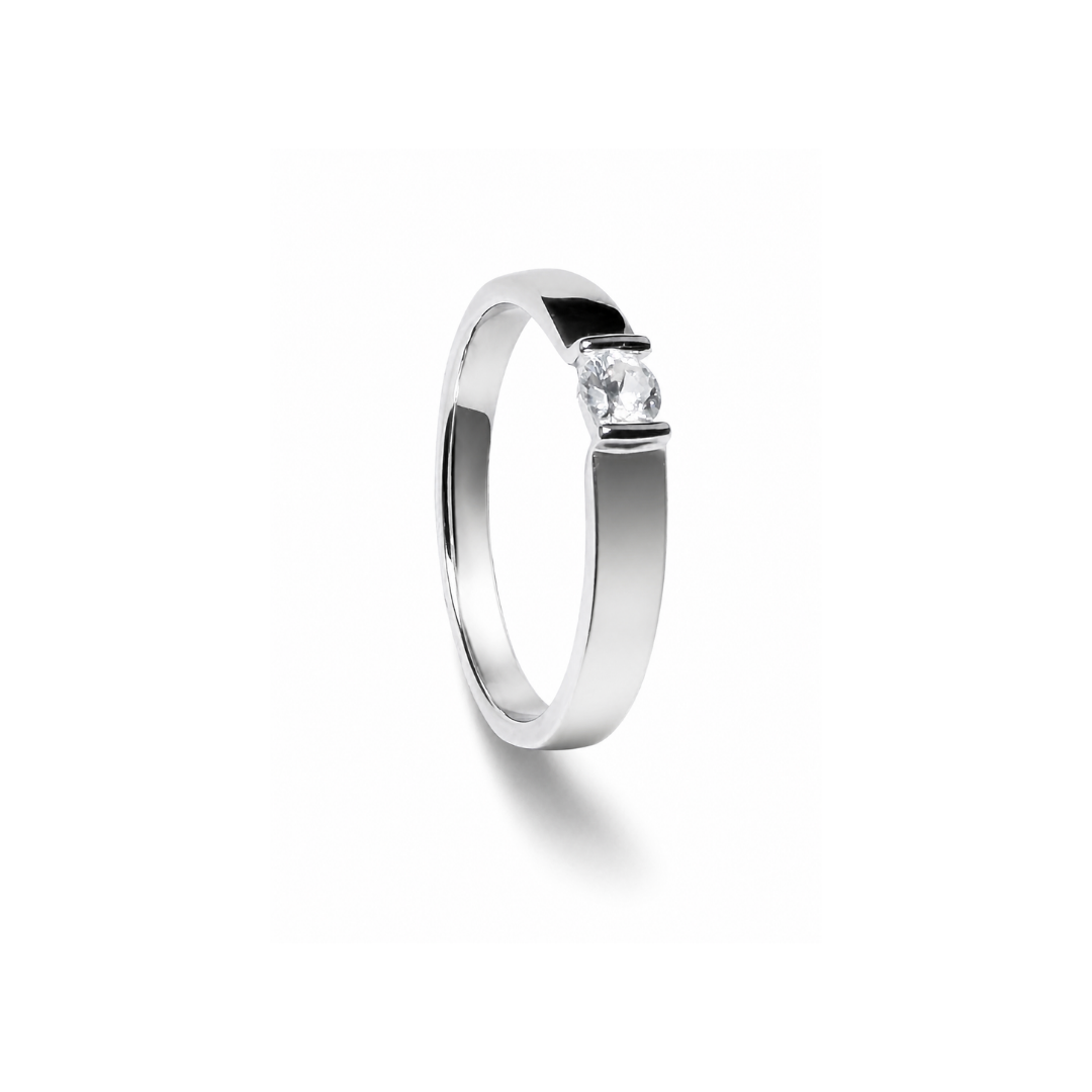 925 Silver Mens Engagement Ring