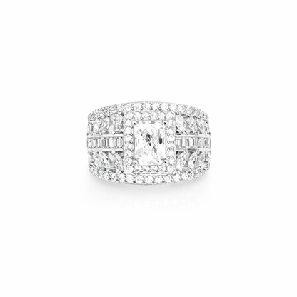 Signature Band Silver Ring