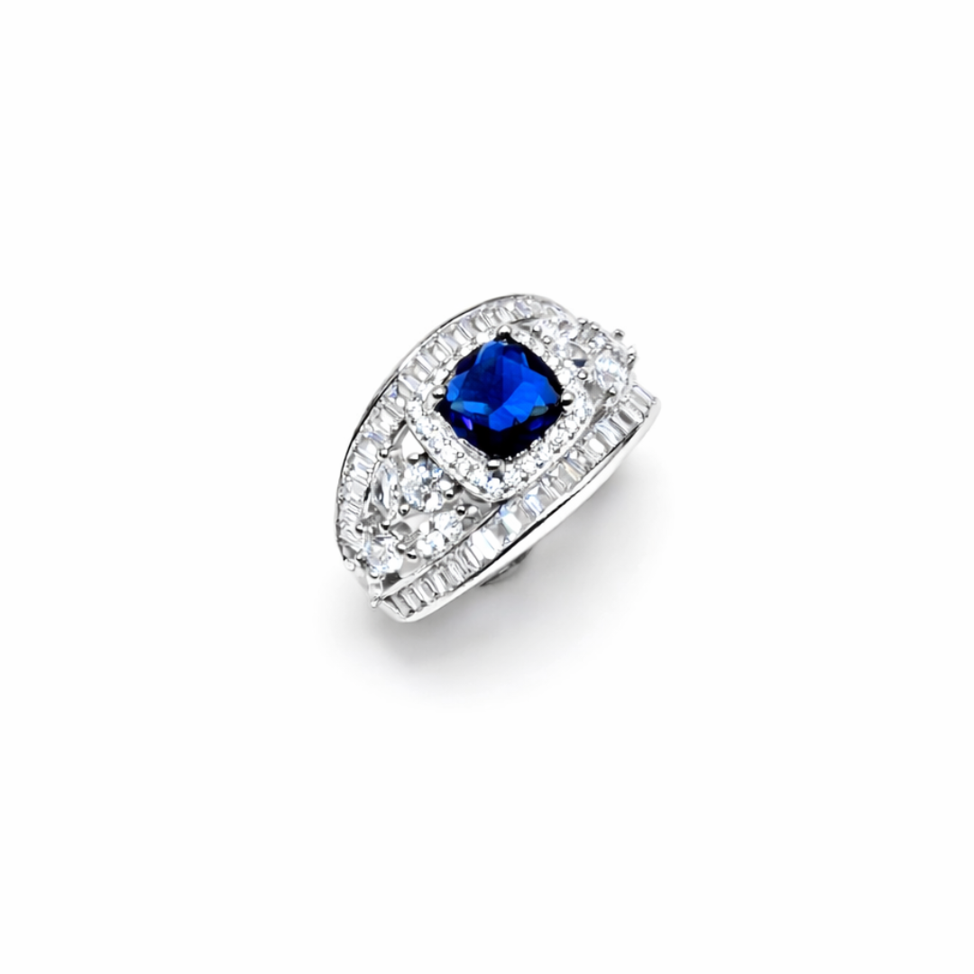 Signature Crest Silver Ring