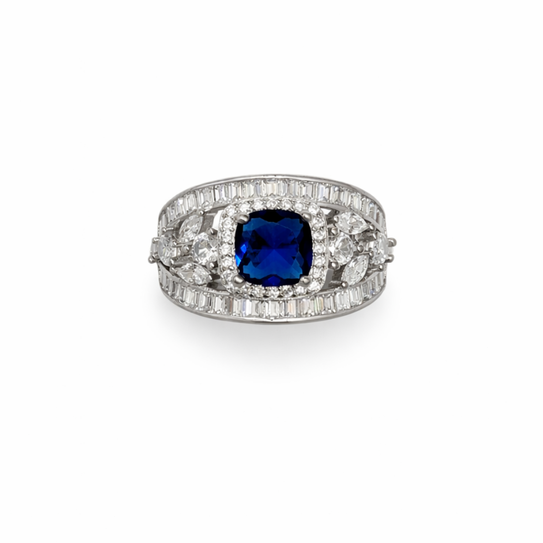 Signature Crest Silver Ring