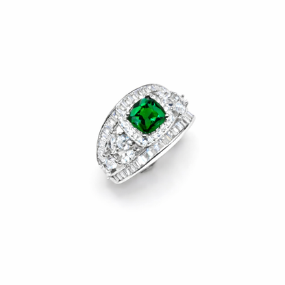 Signature Crest Silver Ring
