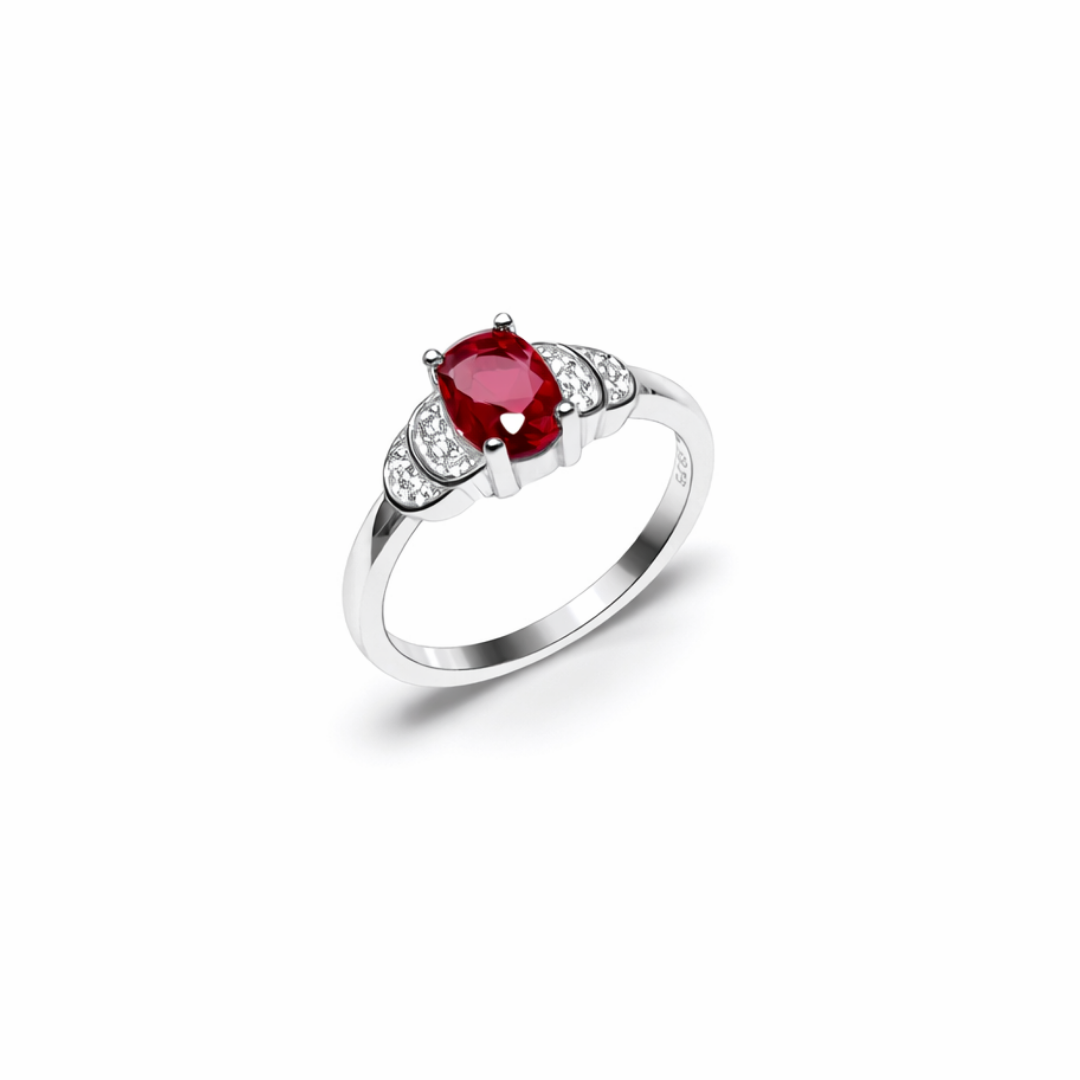 Oval Cut Solitaire Ring