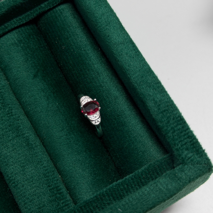 Oval Cut Solitaire Ring