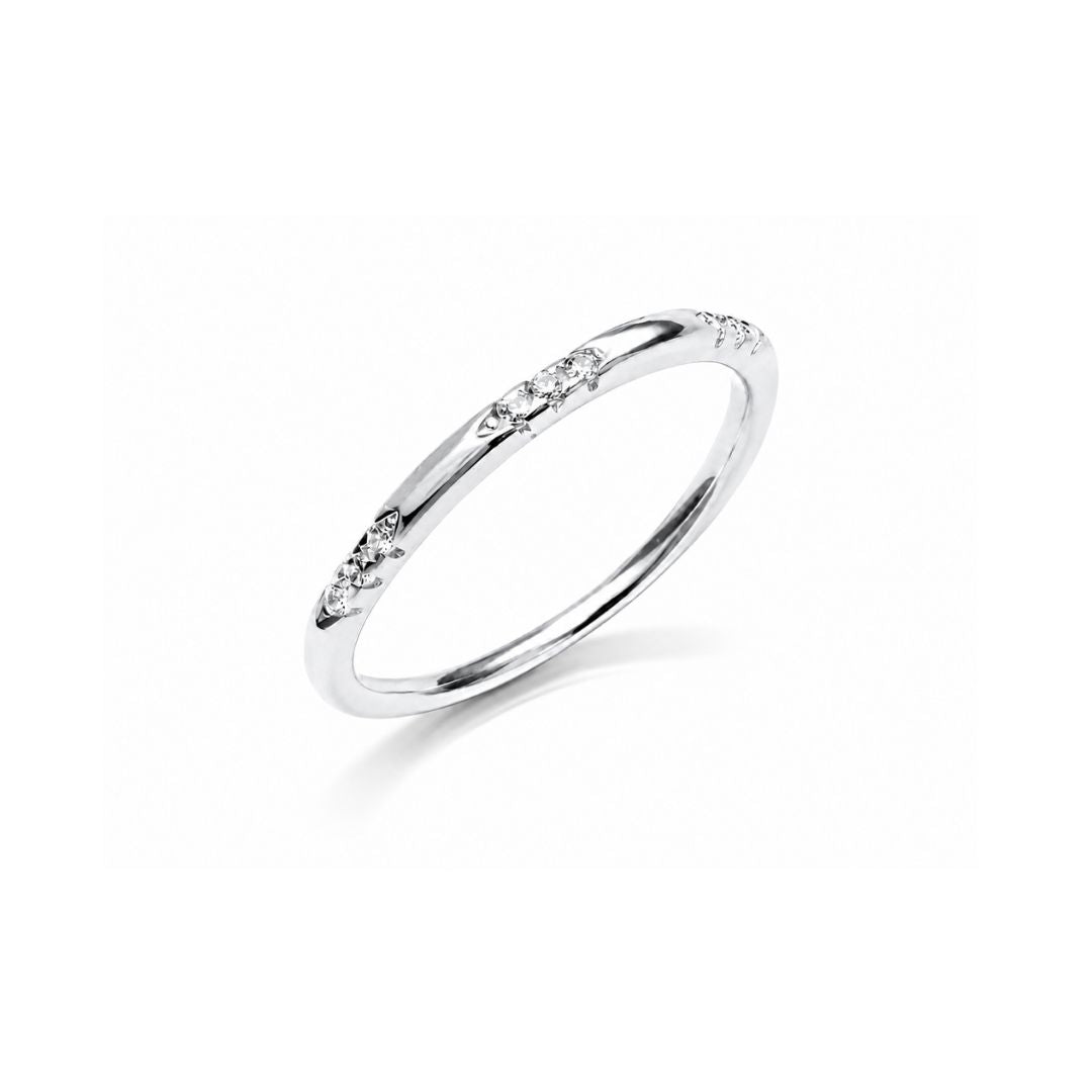 Kayara Silver Stacking Band