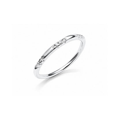 Kayara Silver Stacking Band