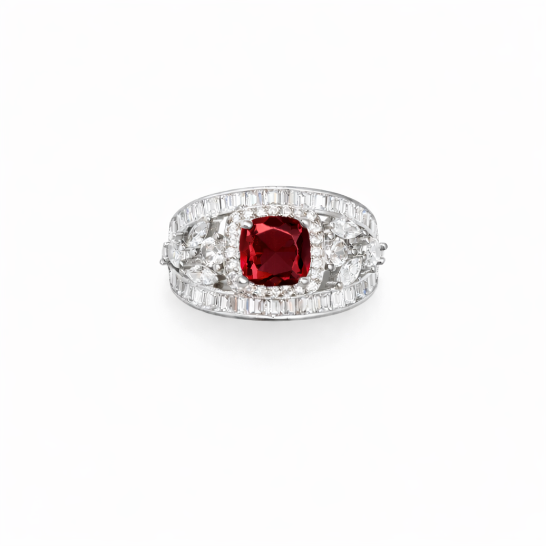 Signature Crest Silver Ring