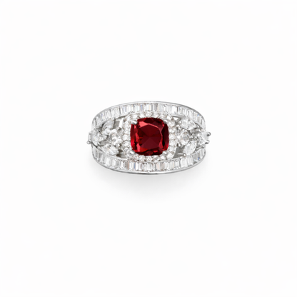 Signature Crest Silver Ring