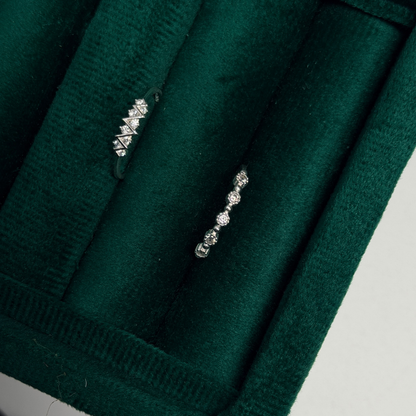 Minimal Band Silver Stacking Ring