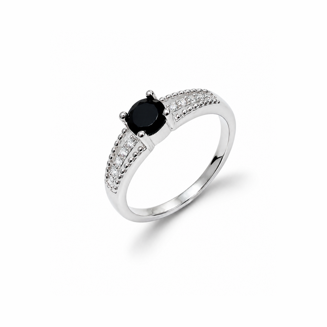 Split Shank Silver Ring