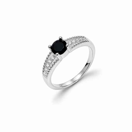 Split Shank Silver Ring