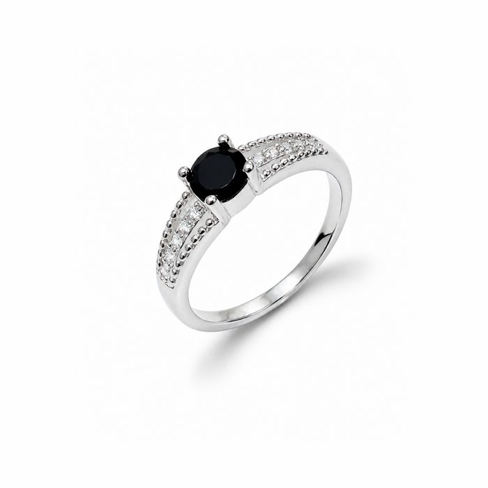 Split Shank Silver Ring