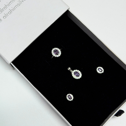 Classic Silver Pendant Set