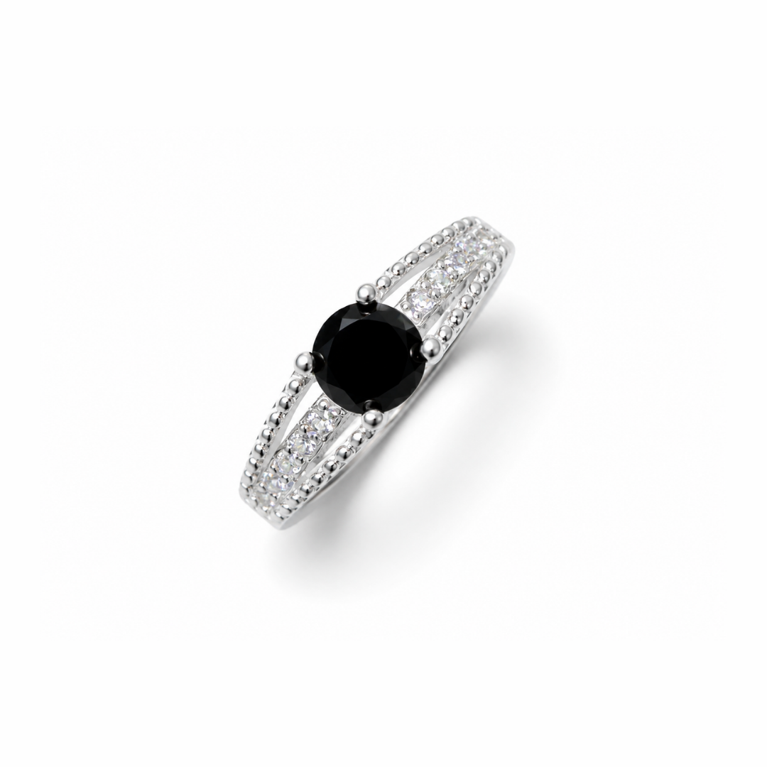 Split Shank Silver Ring