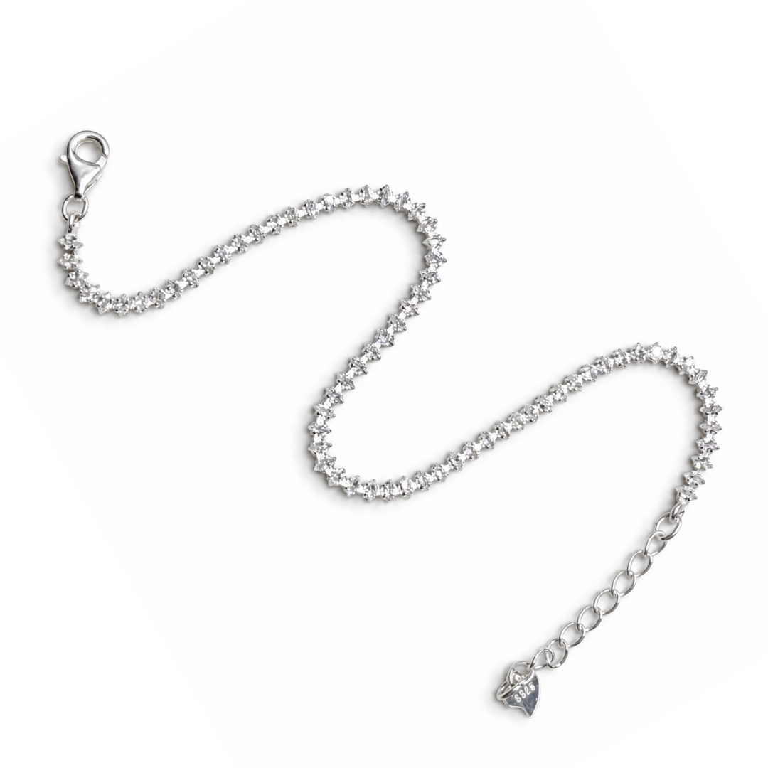 925 Silver Tennis Bracelet