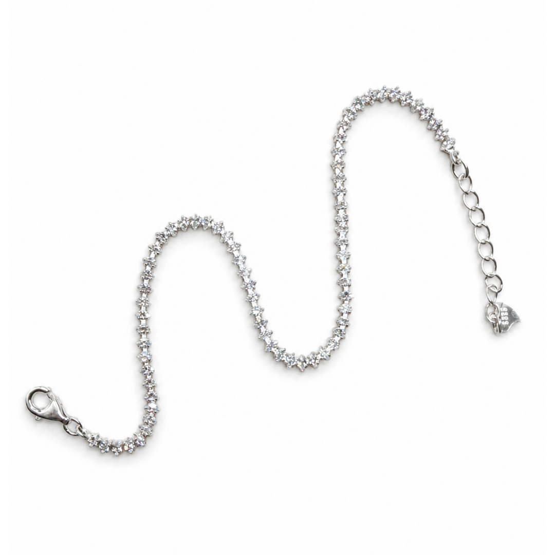 925 Silver Tennis Bracelet