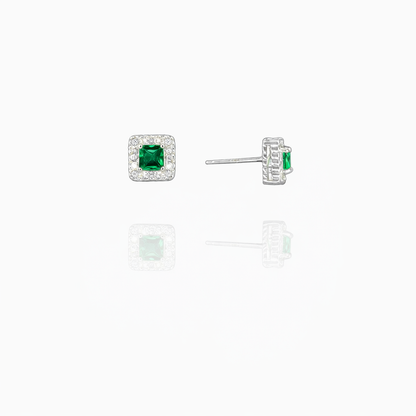 Curly Edge Silver Eartops